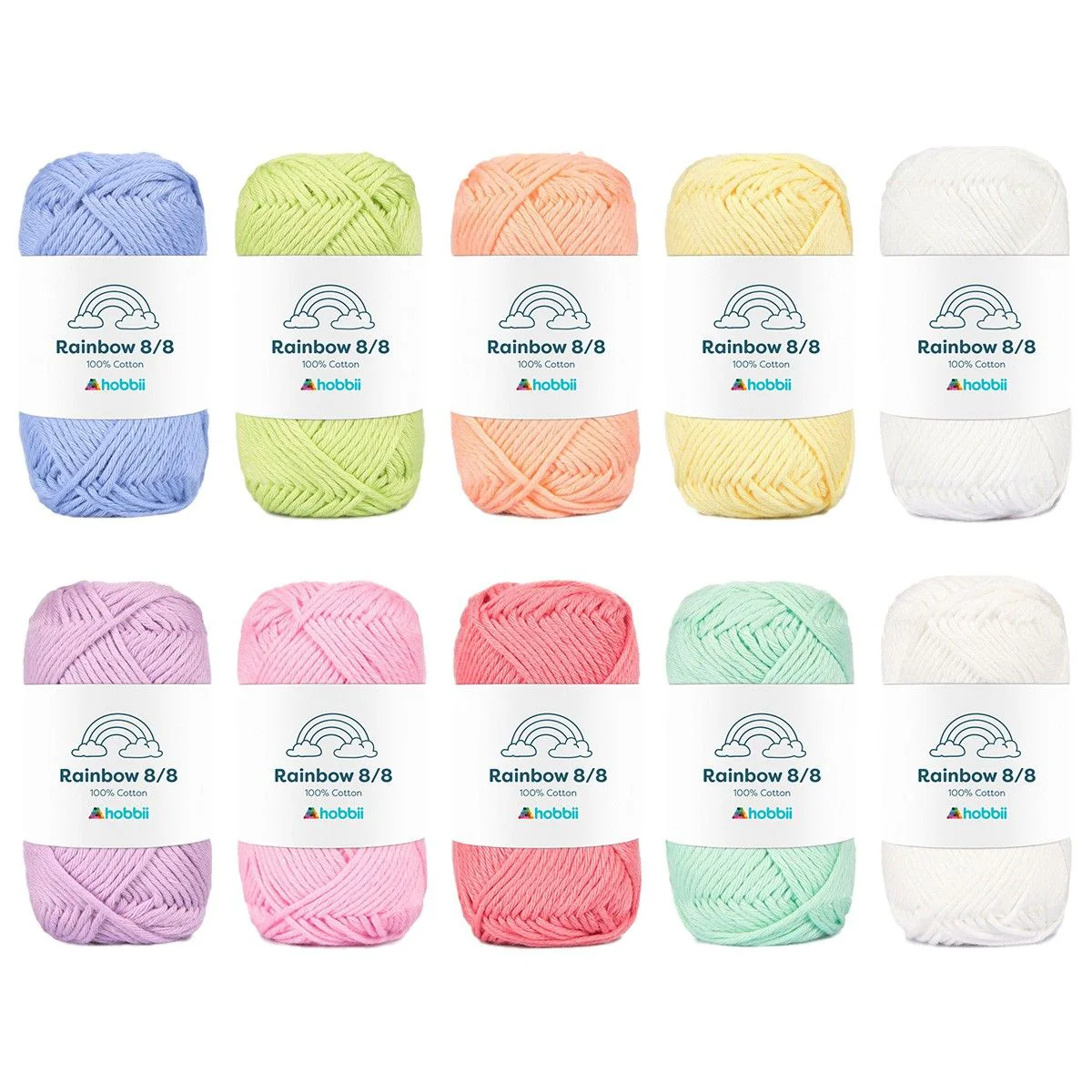 Rainbow Cotton 8/8 Color Pack - Image 12