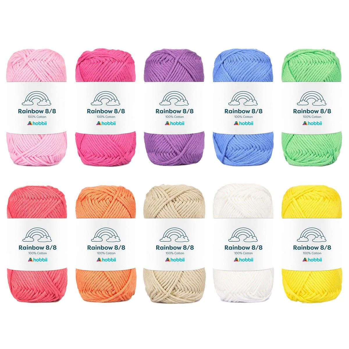 Rainbow Cotton 8/8 Color Pack - Image 13