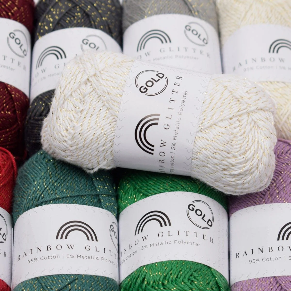 Rainbow 8/4 Glitter Gold - Image 3