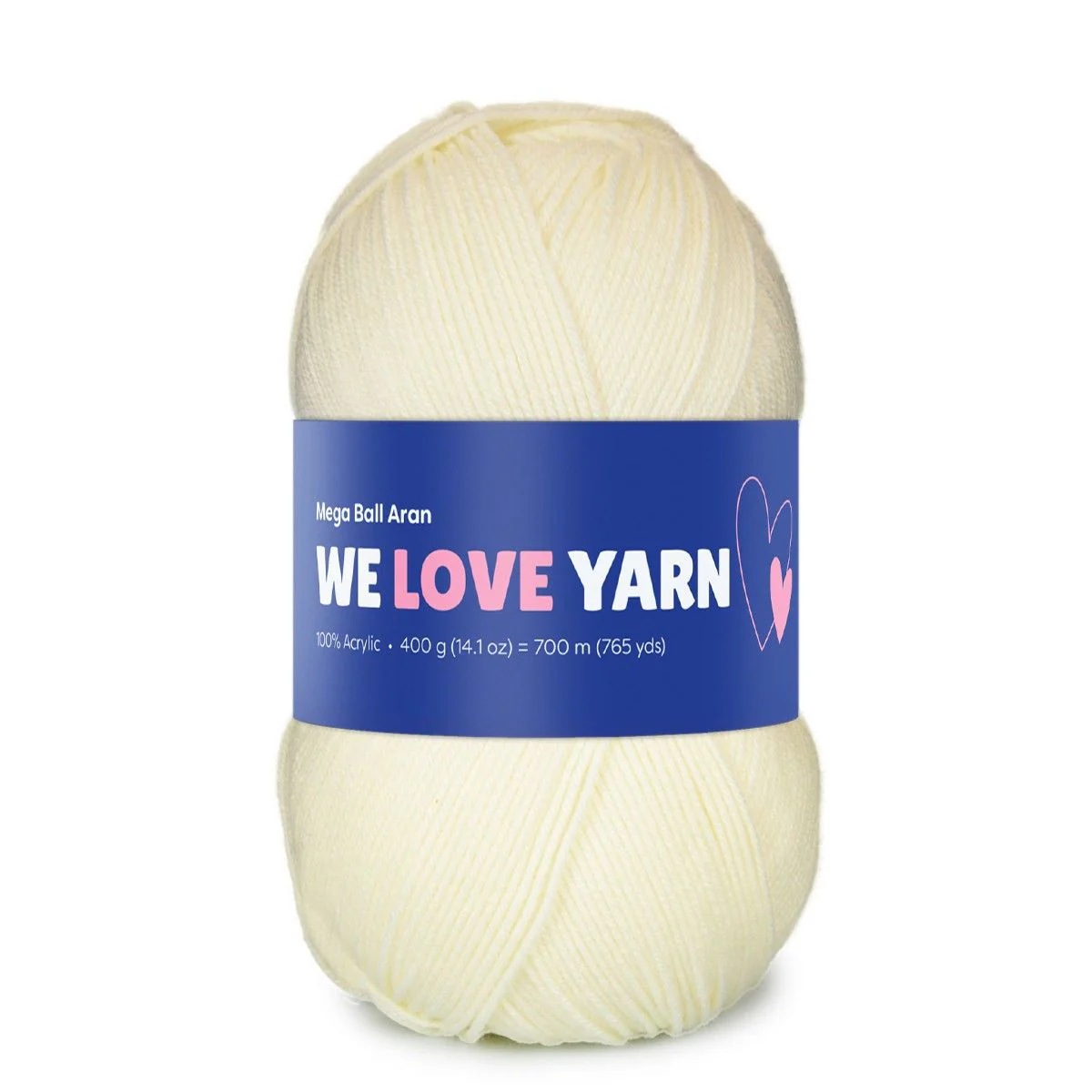 Mega Ball Aran 400 g (14.1 oz) - Image 5