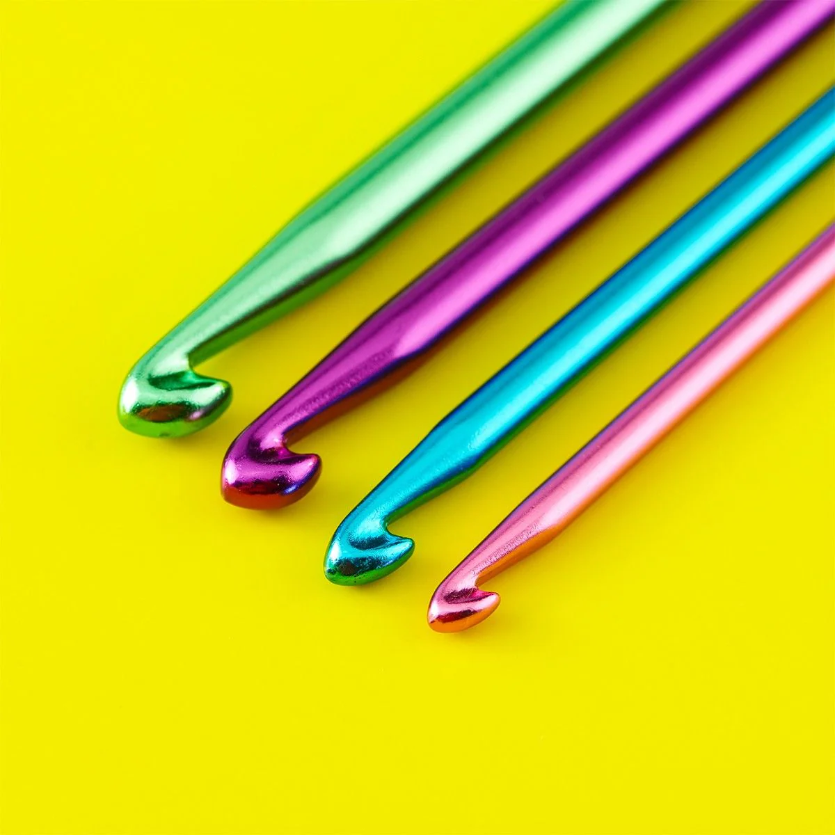 Alu Double Ended Tunisian Crochet Hook Set - 14 cm - Image 7