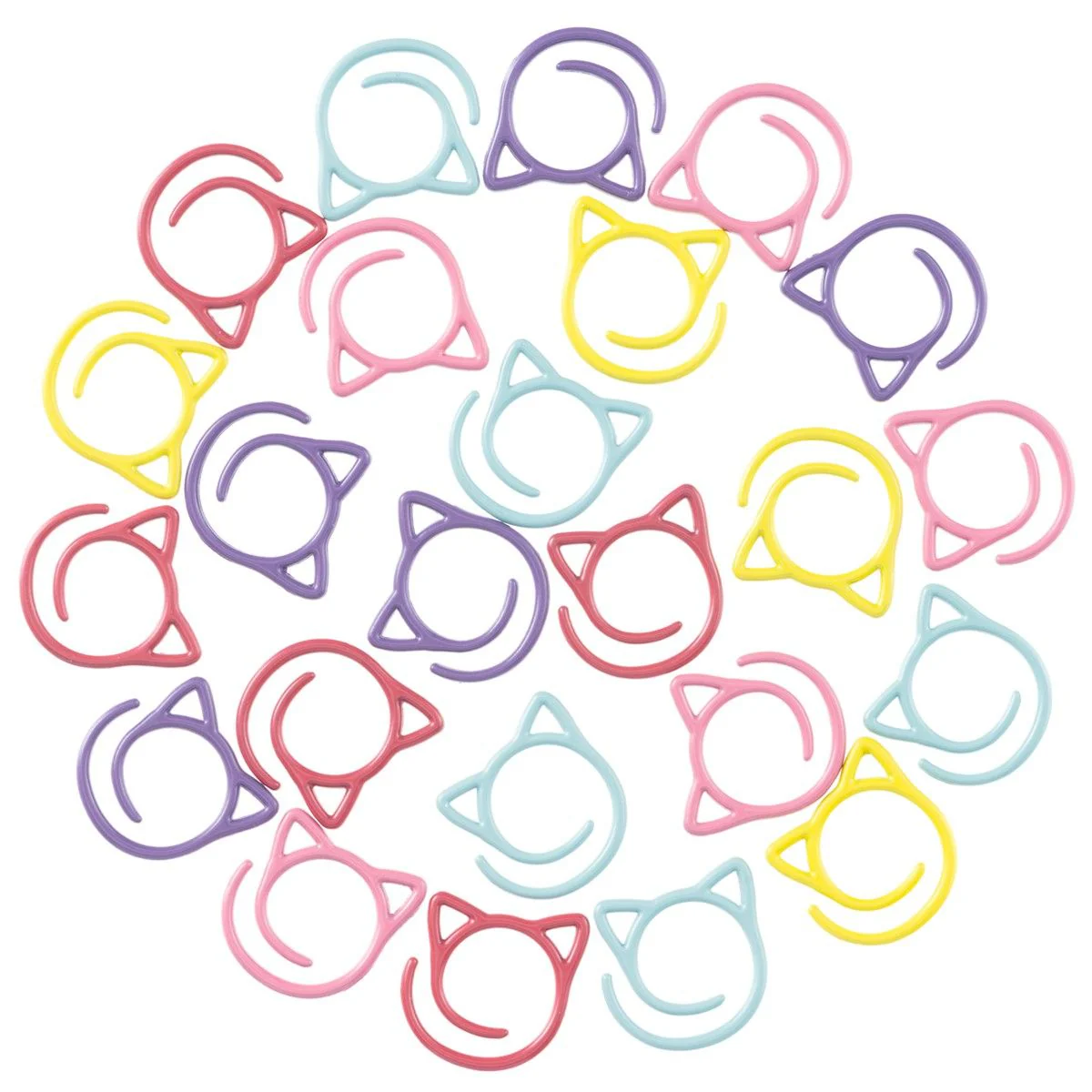 Metal Stitch Markers - Cat - Image 4